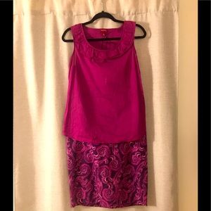 PRICE DROP: Merona purple/raspberry skirt outfit
